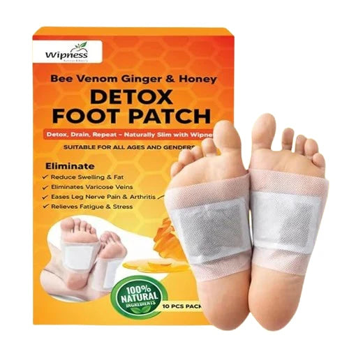 100% Natural Bee Venom Detox Foot Patches for Feet - Pack of 10