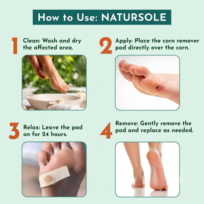 Natursole Corn Natural Removal Plaster – Pack of 1 - 20 Strips